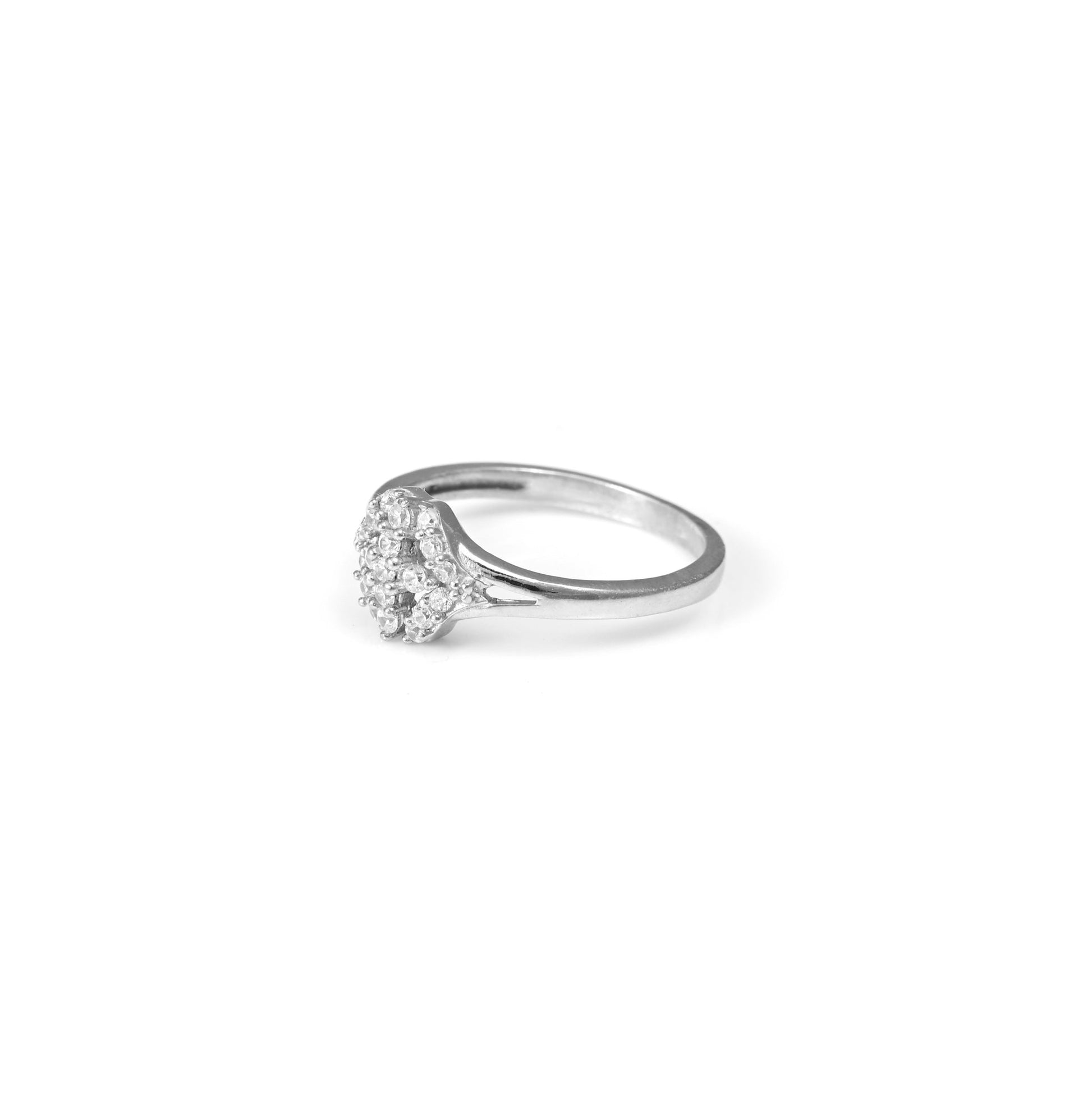 The Dazzling Zirconia Ring - Vinayak - House of Silver