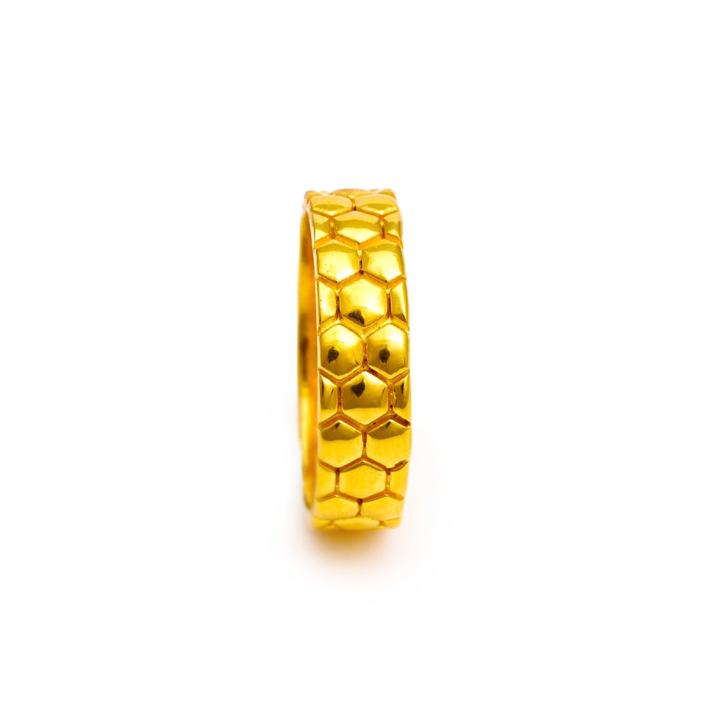 The Dragon Scale Silver Band Ring