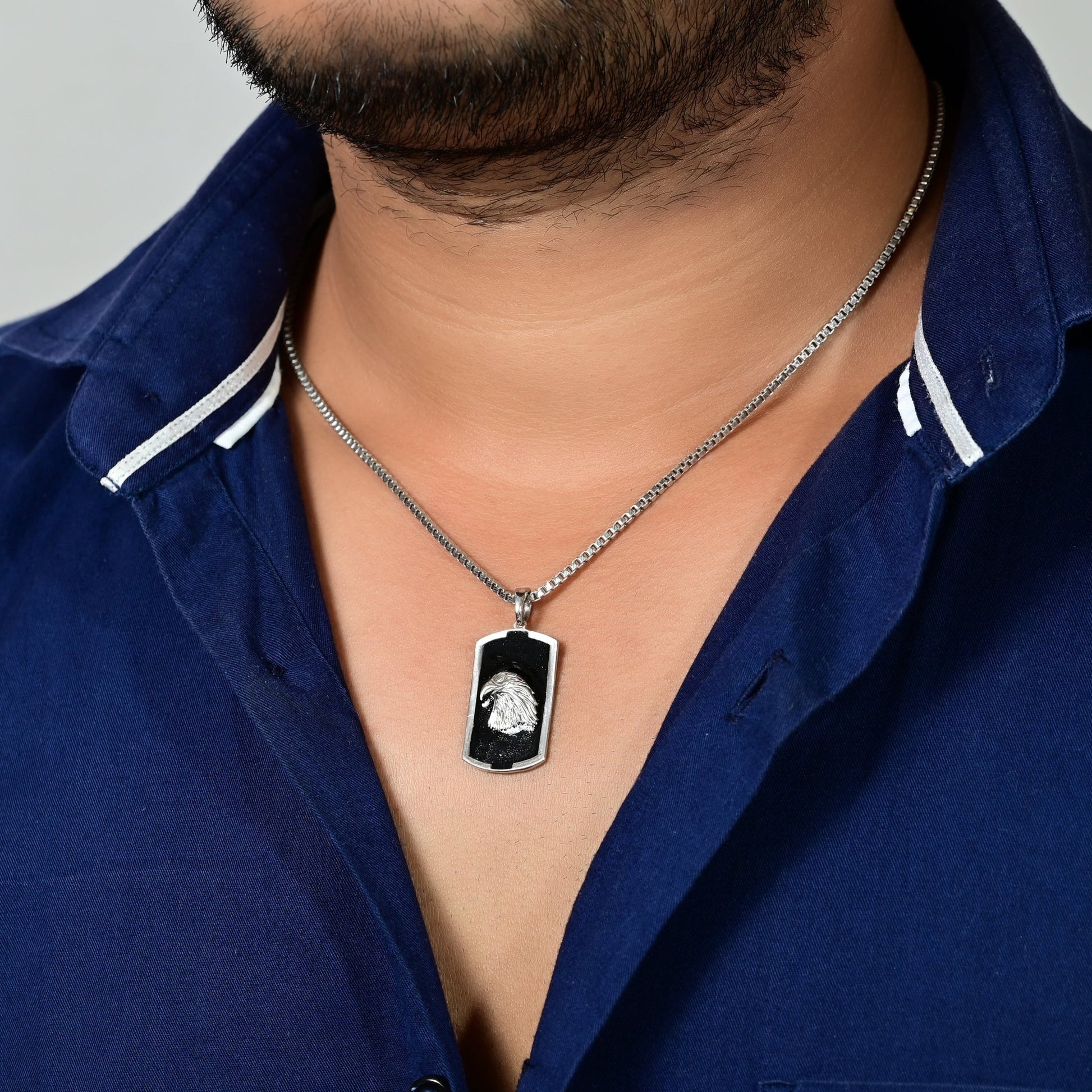 The Eagle Gaze Pendant - Vinayak - House of Silver