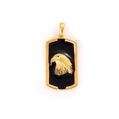 The Eagle Gaze Silver Pendant
