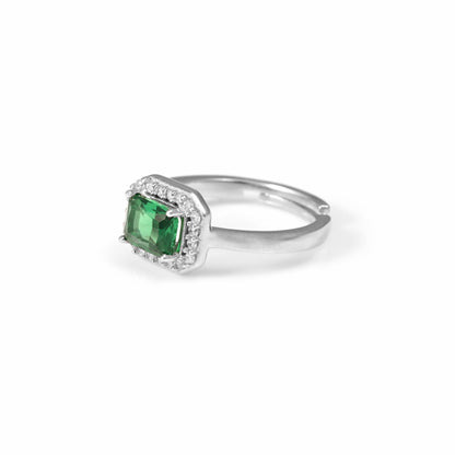 The Emerald Glow Cluster Ring - Vinayak - House of Silver