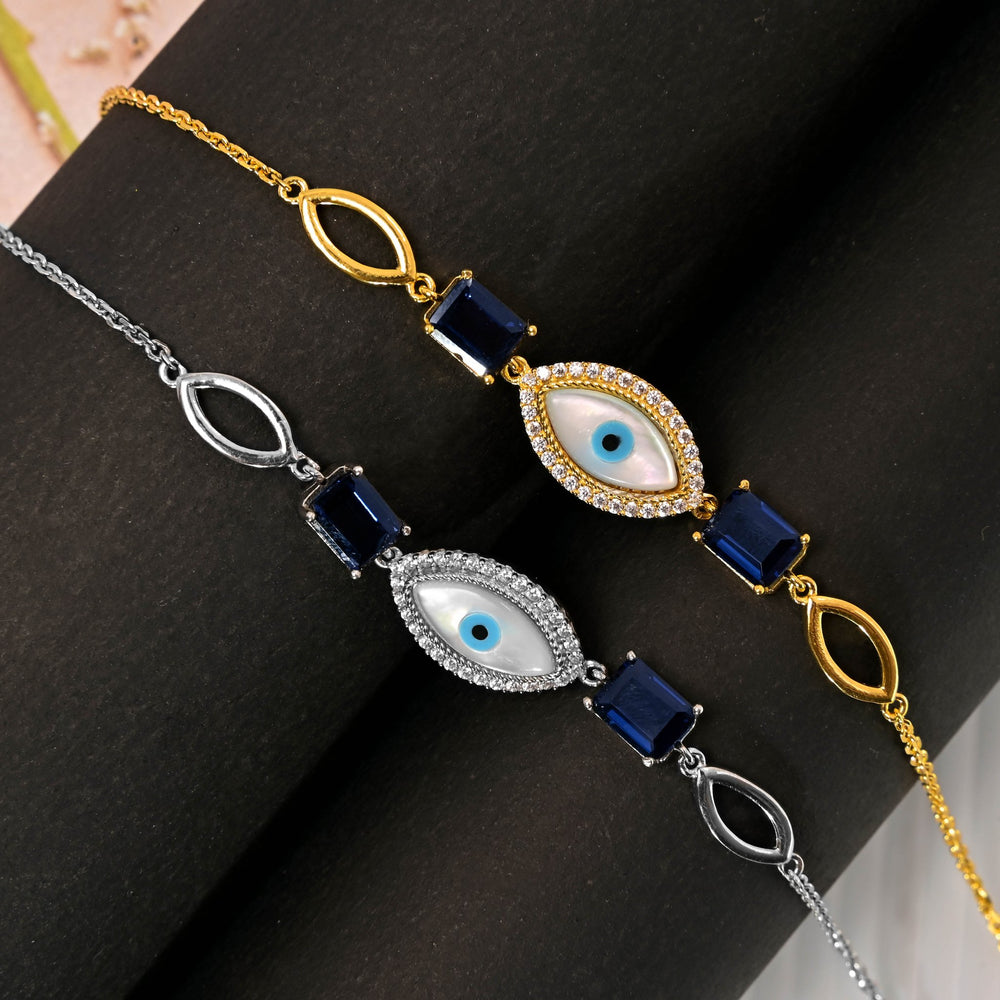 The Enchanted Gaze Silver Bracelet