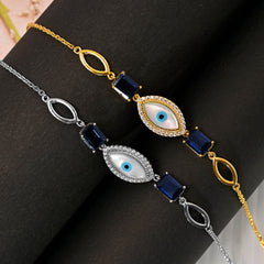 The Enchanted Gaze Silver Bracelet