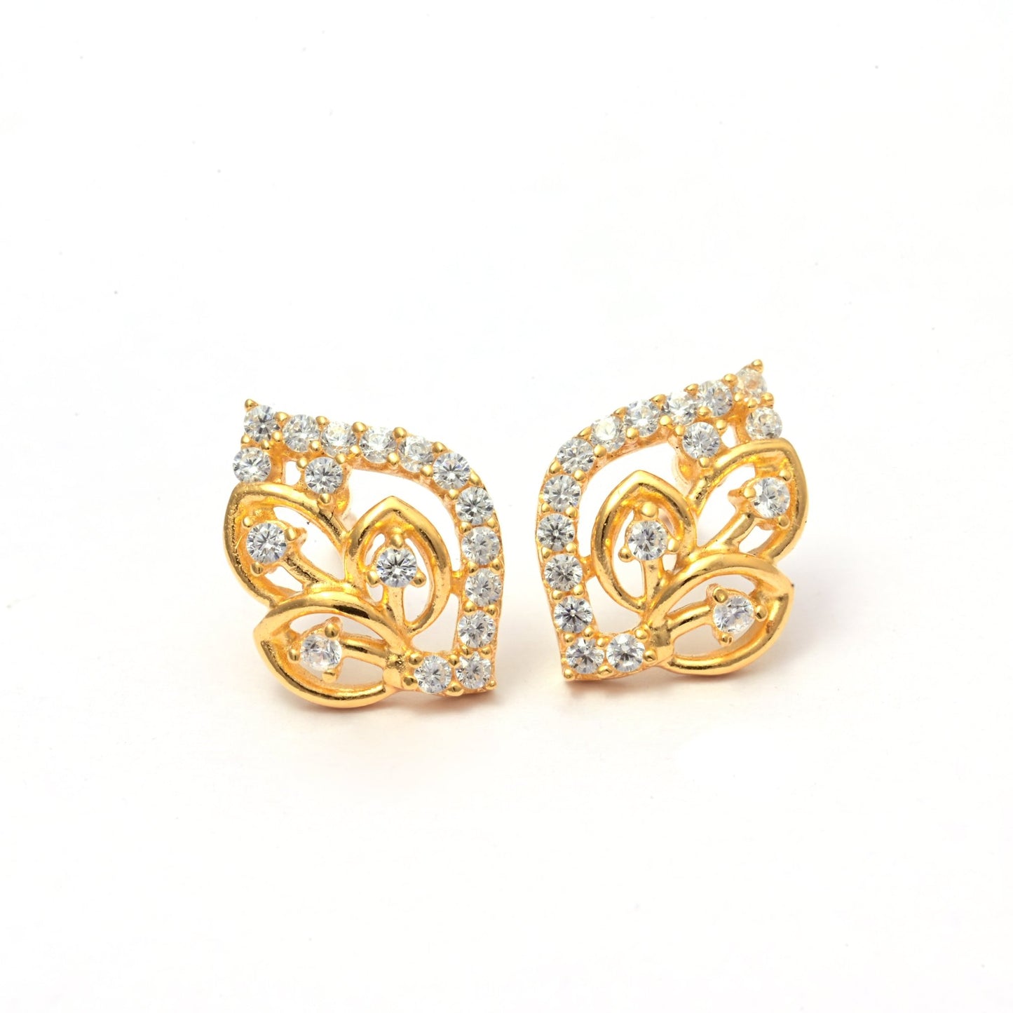 The Floral Glow Earrings - Vinayak - House of Silver