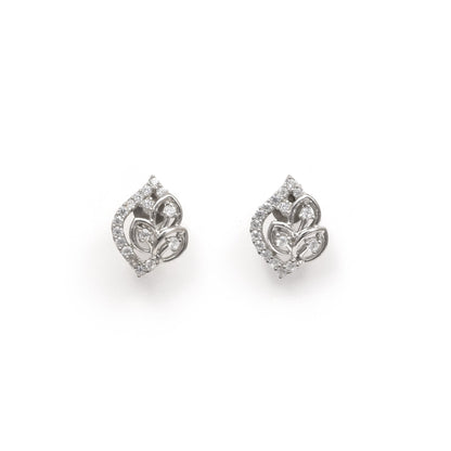 The Floral Glow Earrings - Vinayak - House of Silver