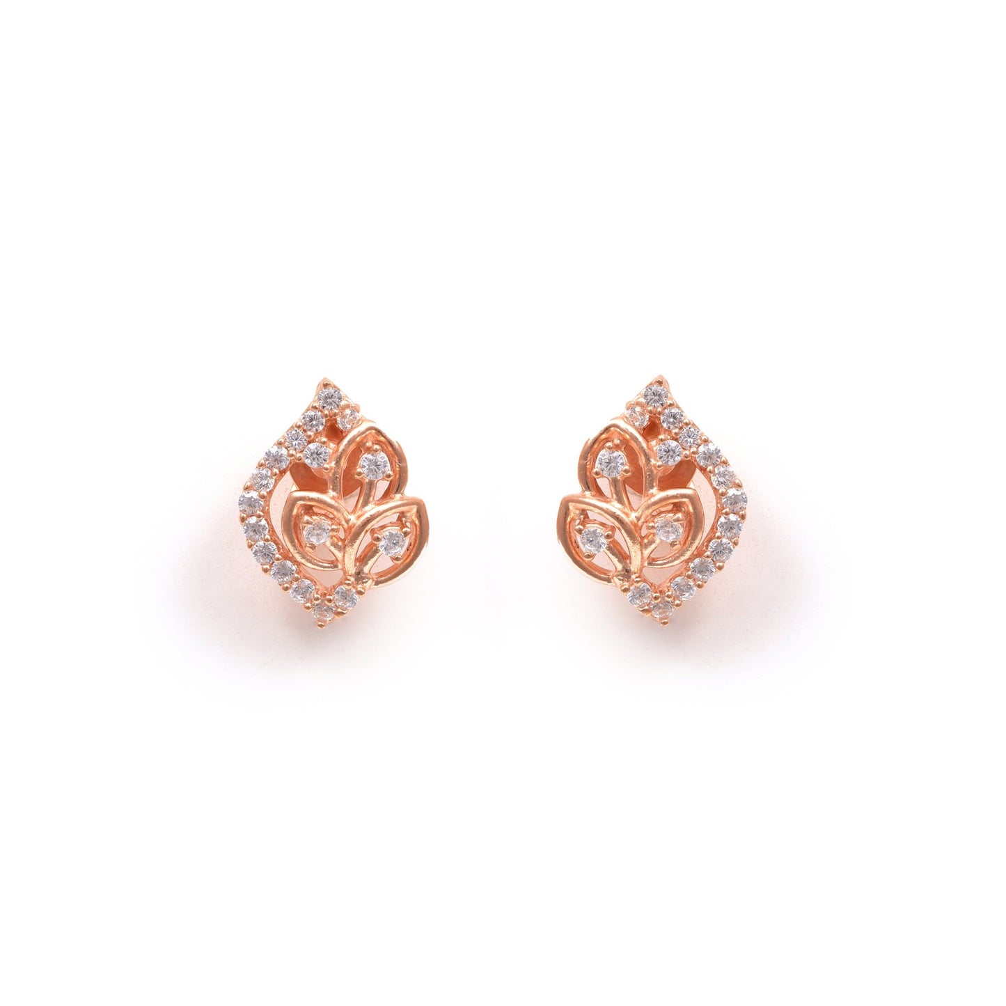 The Floral Glow Earrings - Vinayak - House of Silver