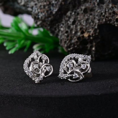 The Floral Glow Earrings - Vinayak - House of Silver