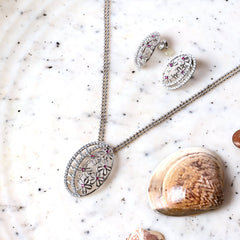 The Floral Radiance Necklace Set