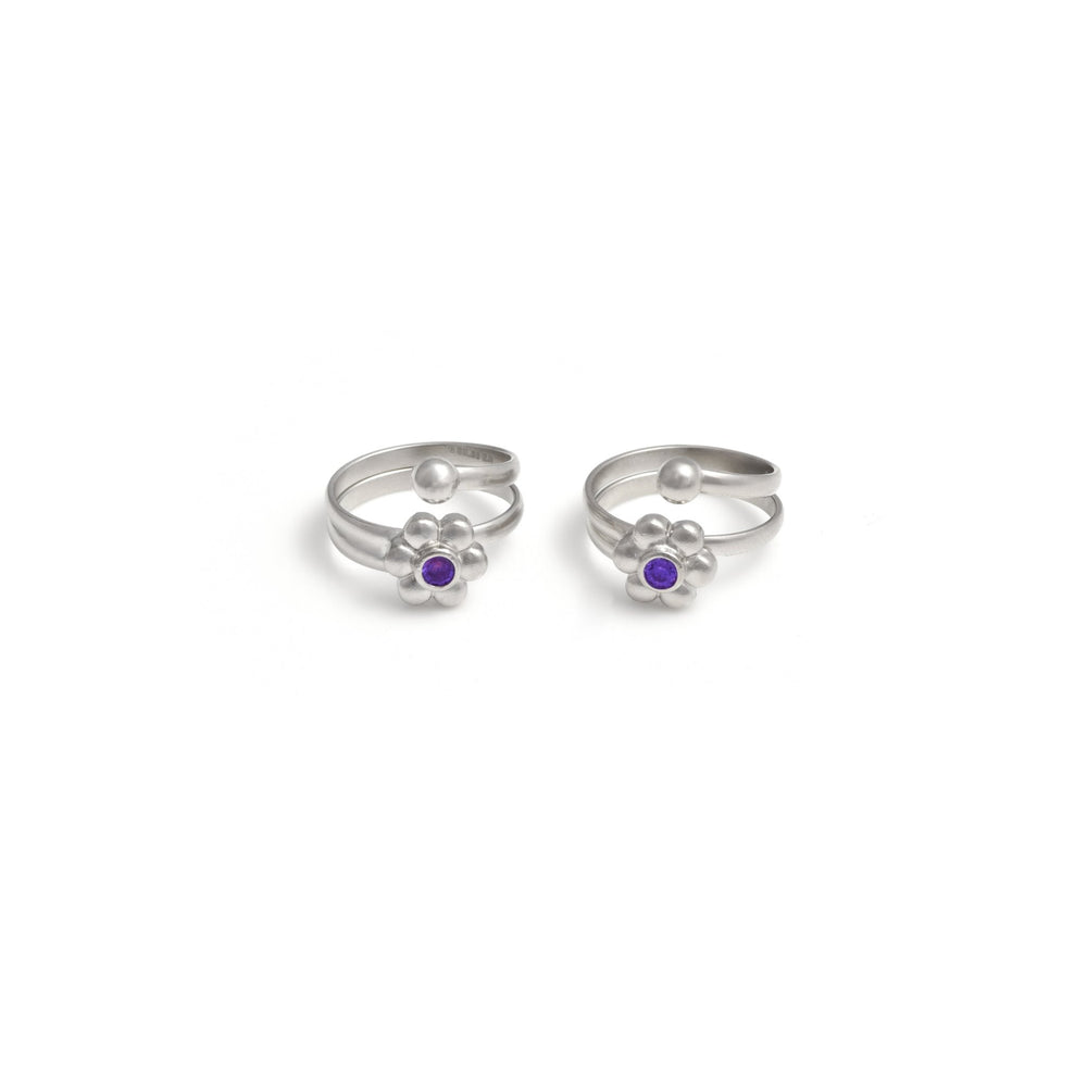 The Floral Whim Spin Toe Ring
