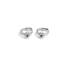 The Floral Whim Spin Toe Ring