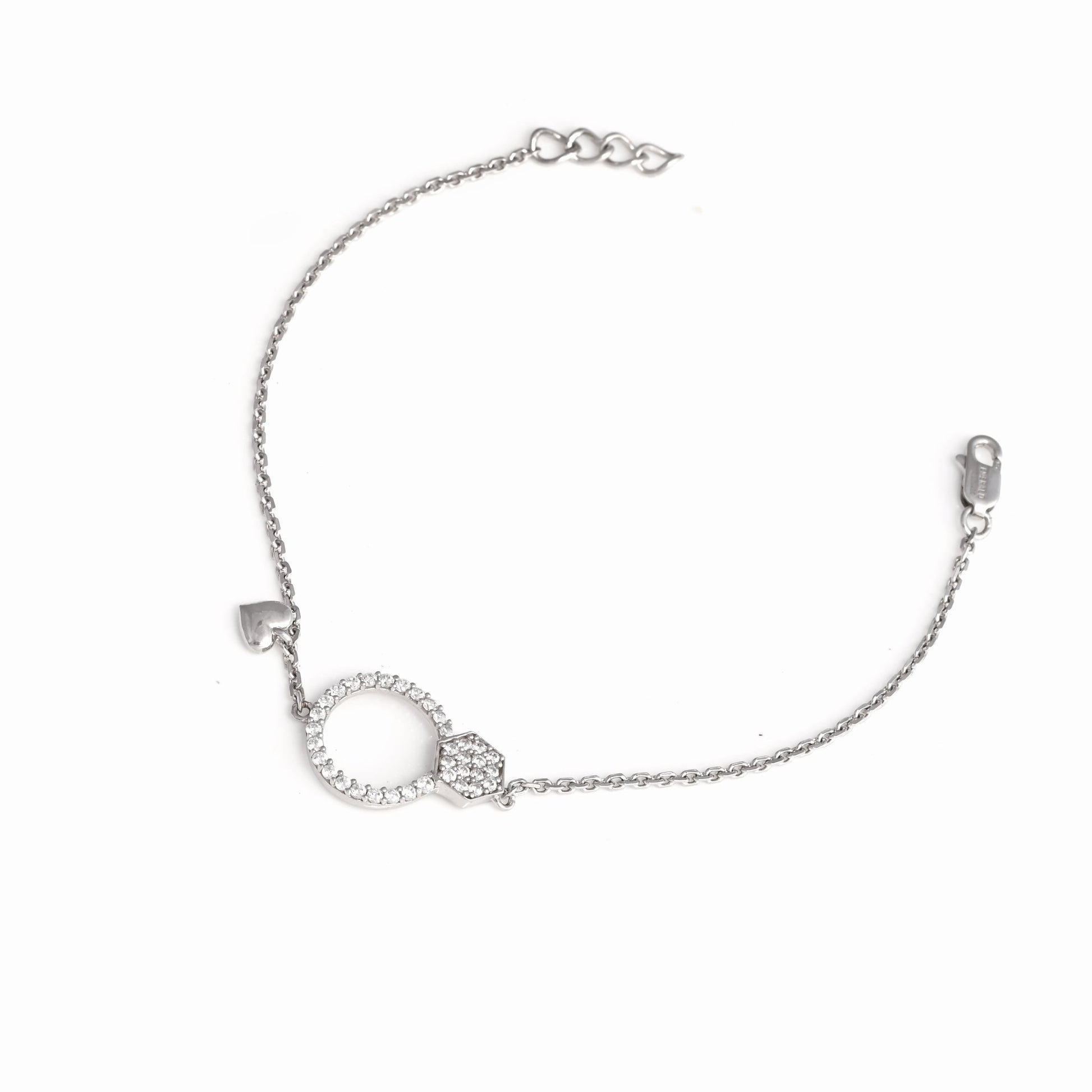 The Heart’s Orbit Silver Bracelet - Vinayak - House of Silver