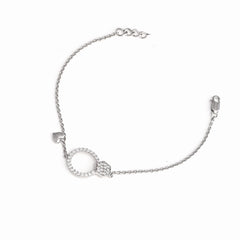 The Heart’s Orbit Silver Bracelet