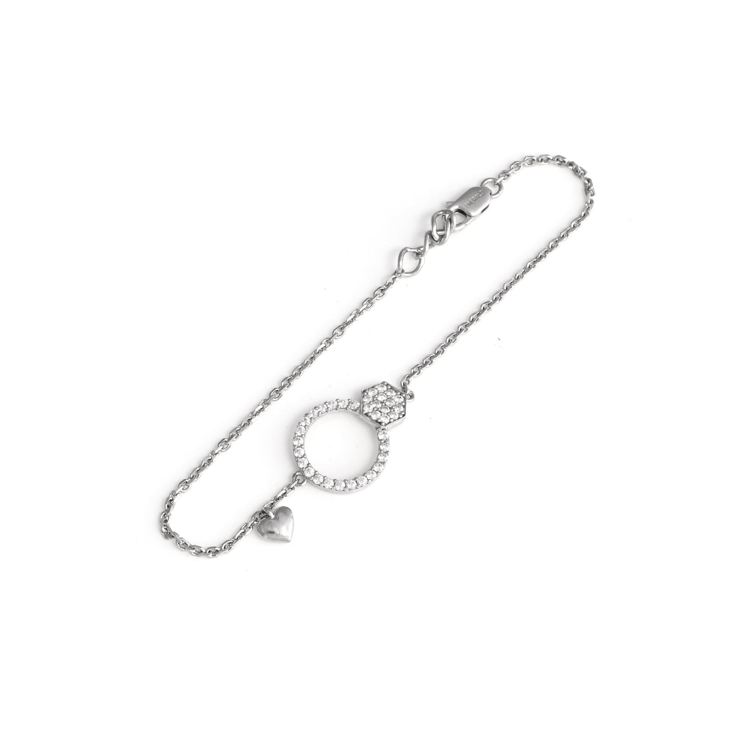 The Heart’s Orbit Silver Bracelet - Vinayak - House of Silver