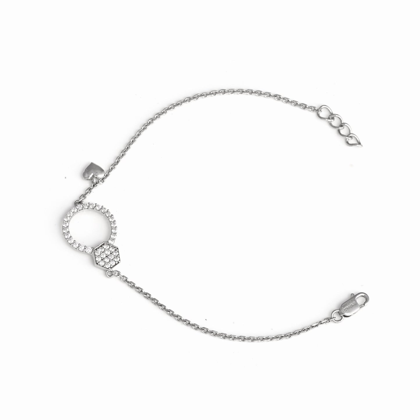 The Heart’s Orbit Silver Bracelet - Vinayak - House of Silver