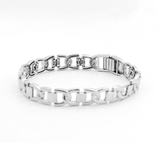 The Interlink Silver Bracelet - Vinayak - House of Silver
