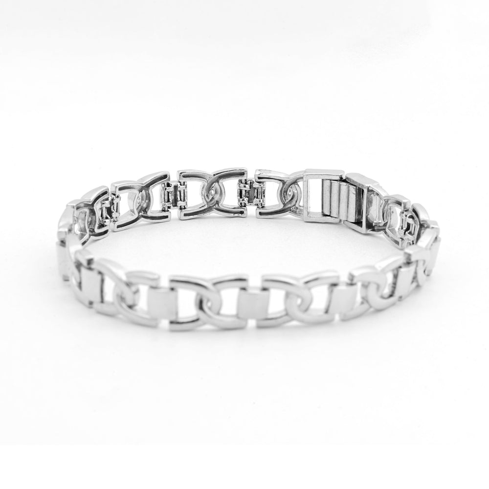 The Interlink Silver Bracelet