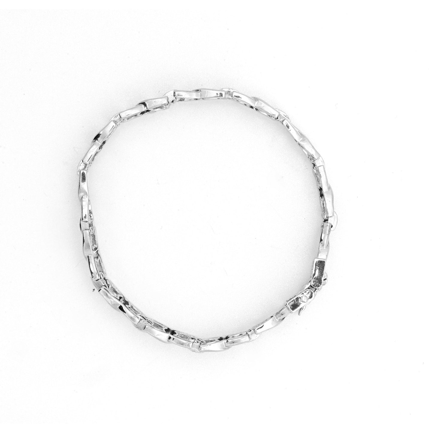 The Interlink Silver Bracelet - Vinayak - House of Silver