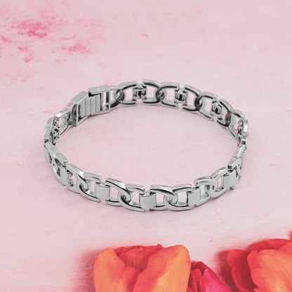 The Interlink Silver Bracelet - Vinayak - House of Silver