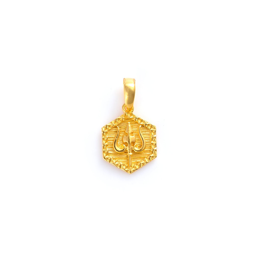 The Silver Khanda Trisul Pendant