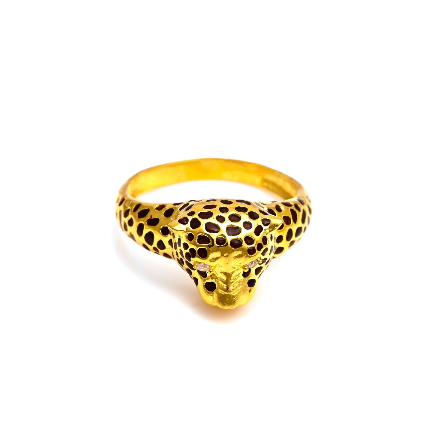 The Leopard Zirconia Ring - Vinayak - House of Silver