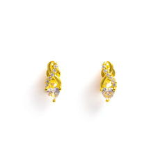 The Love Spark Solitaire Stud Earrings