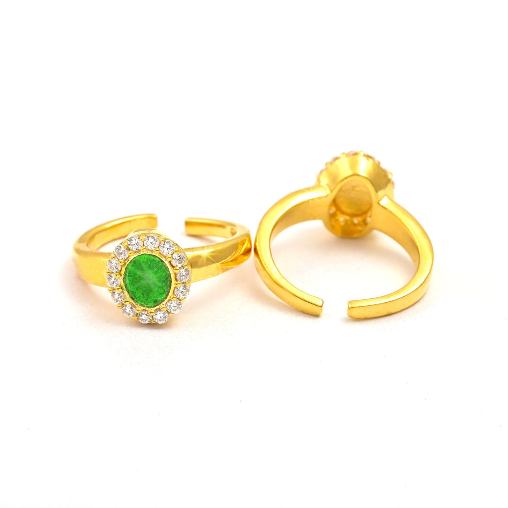 The Lush Radiance Silver Toe Ring