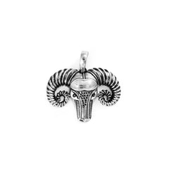 The Majestic Horns Silver Pendant