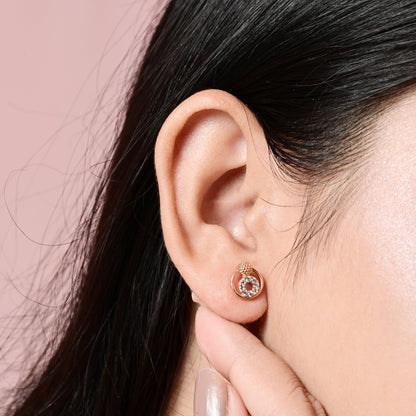 The Minimal Floral Bud Stud Earrings - Vinayak - House of Silver