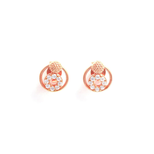 The Minimal Floral Bud Stud Earrings - Vinayak - House of Silver