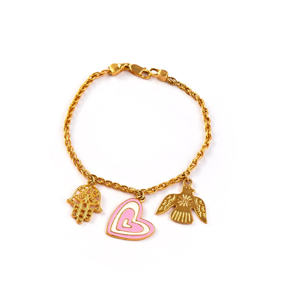 The Nature’s Embrace Charm Bracelet