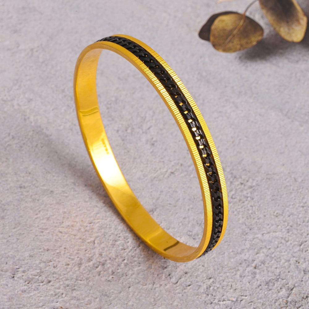The Noir Link Silver Kada