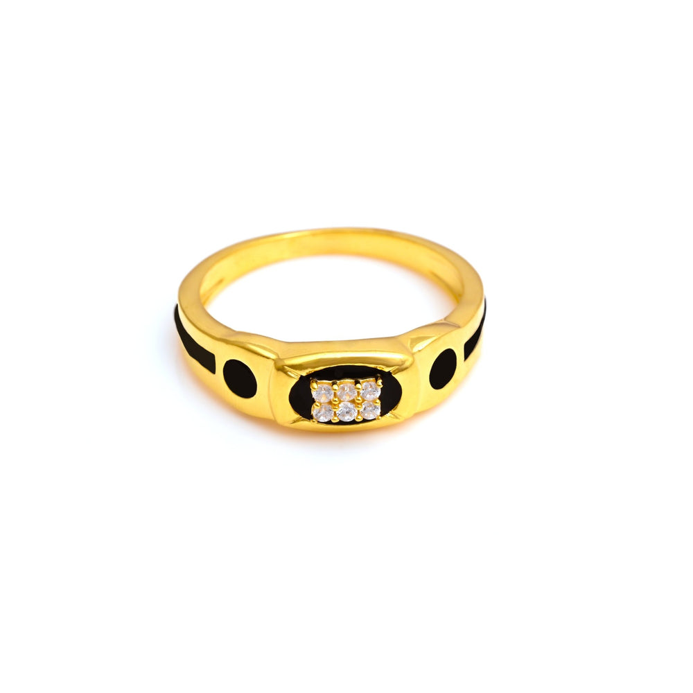 The Noir Zirconia Silver Ring