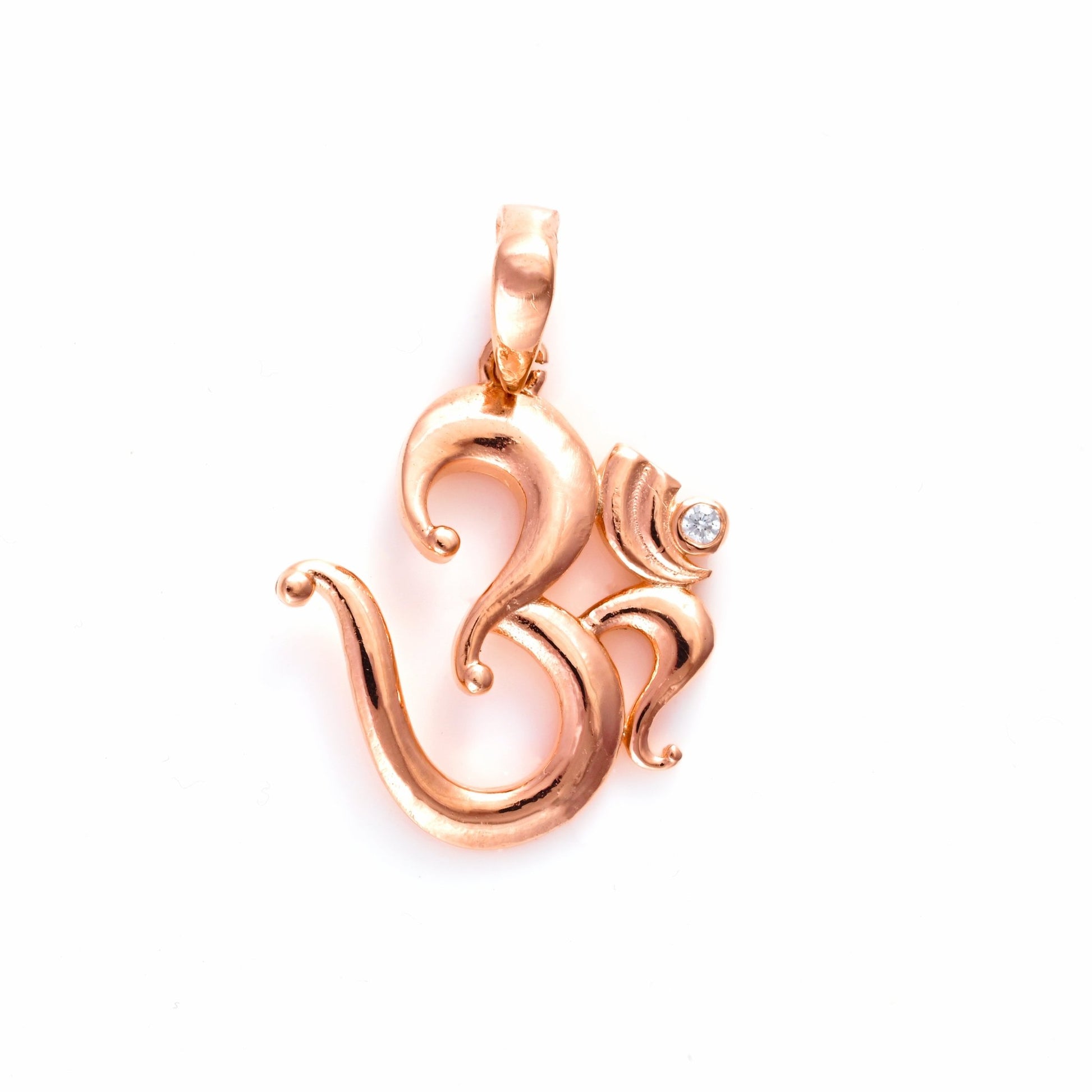 The Om Zirconia Pendant - Vinayak - House of Silver