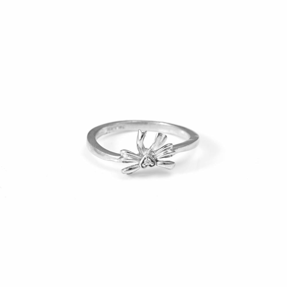 The Petite Bow Silver Ring