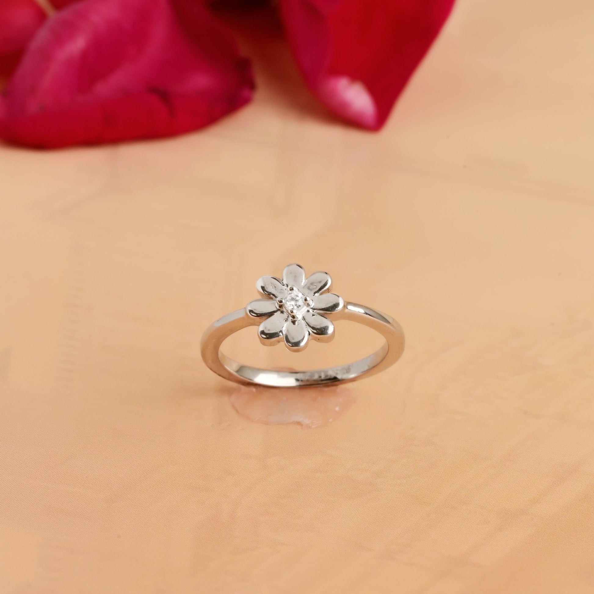 The Petite Flora Ring - Vinayak - House of Silver