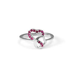 The Petite Pink Sparkle Ring