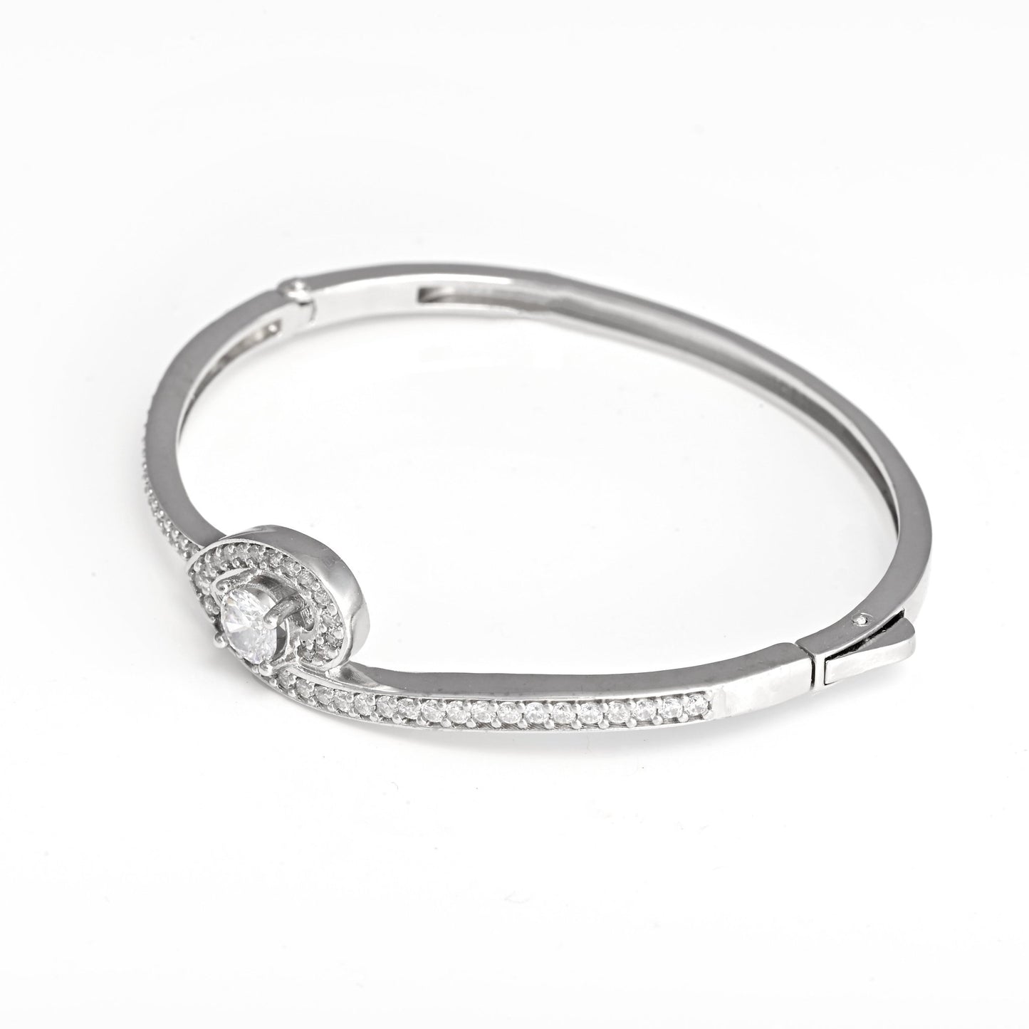 The Radiant Halo Silver Cuff - Vinayak - House of Silver