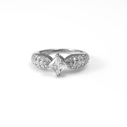 The Radiant Majesty Zirconia Ring - Vinayak - House of Silver