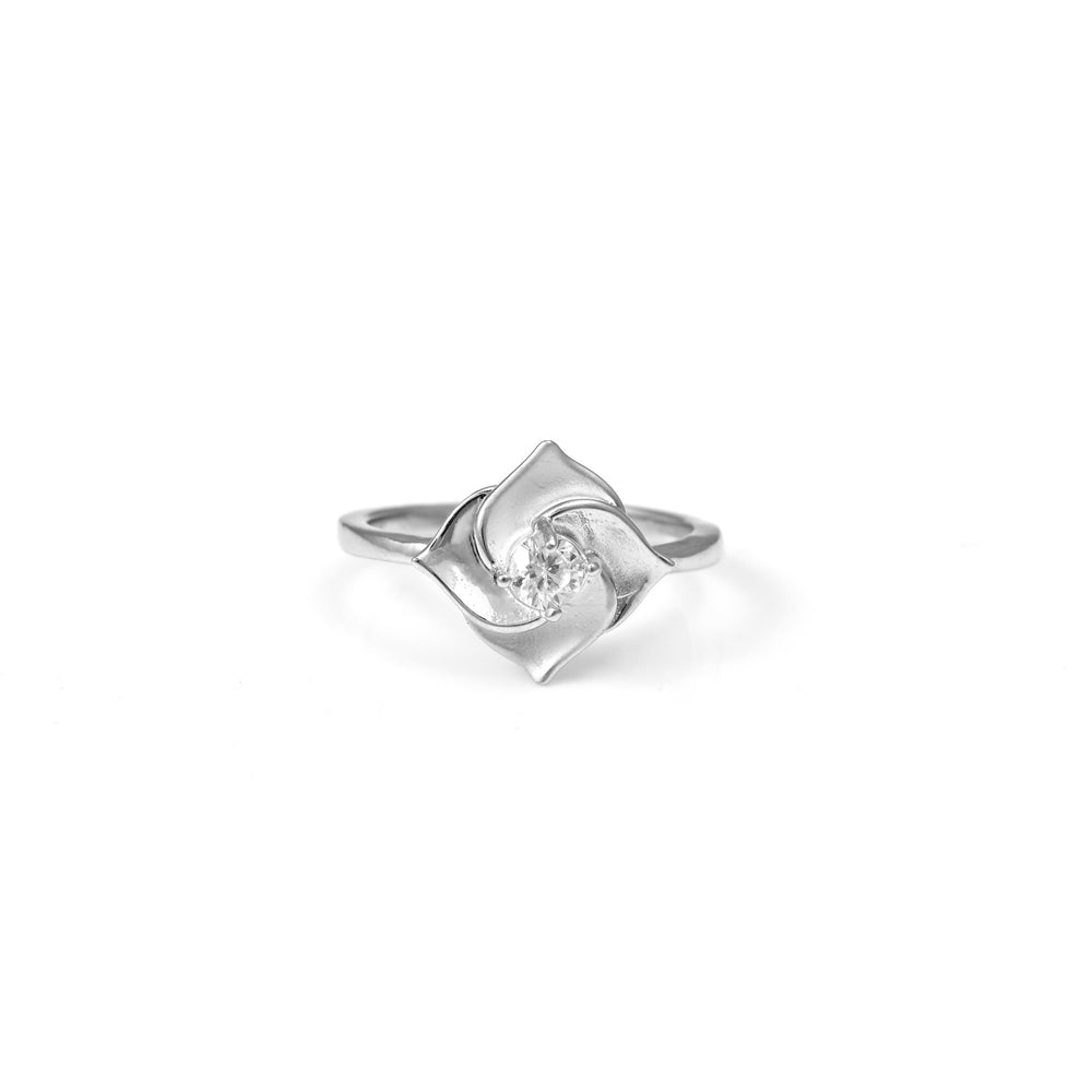 The Rose Bloom Silver Ring
