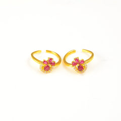 The Ruby Desire Toe Ring