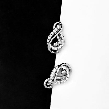 The Serenity Sparkle Earrings - Vinayak - House of Silver