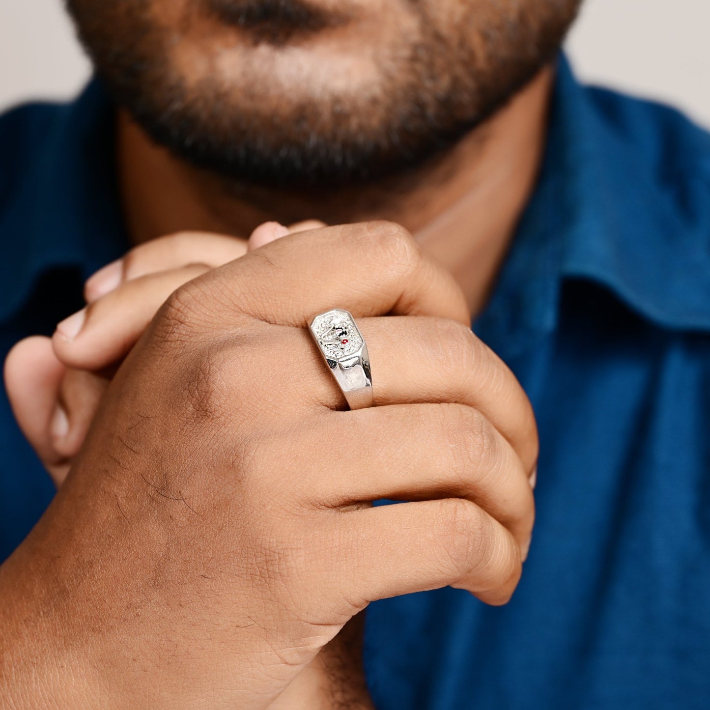 The Shri Balaji Ring - Vinayak - House of Silver