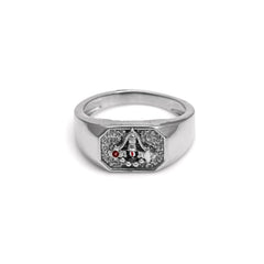 The Shri Balaji Silver Ring