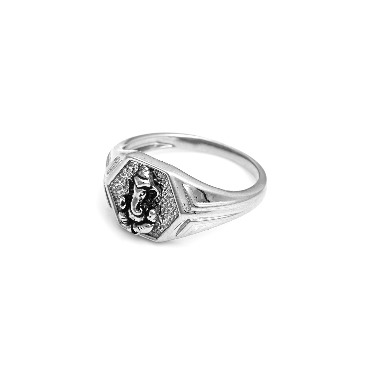 The Shri Ganesha Silver Ring - Vinayak - House of Silver