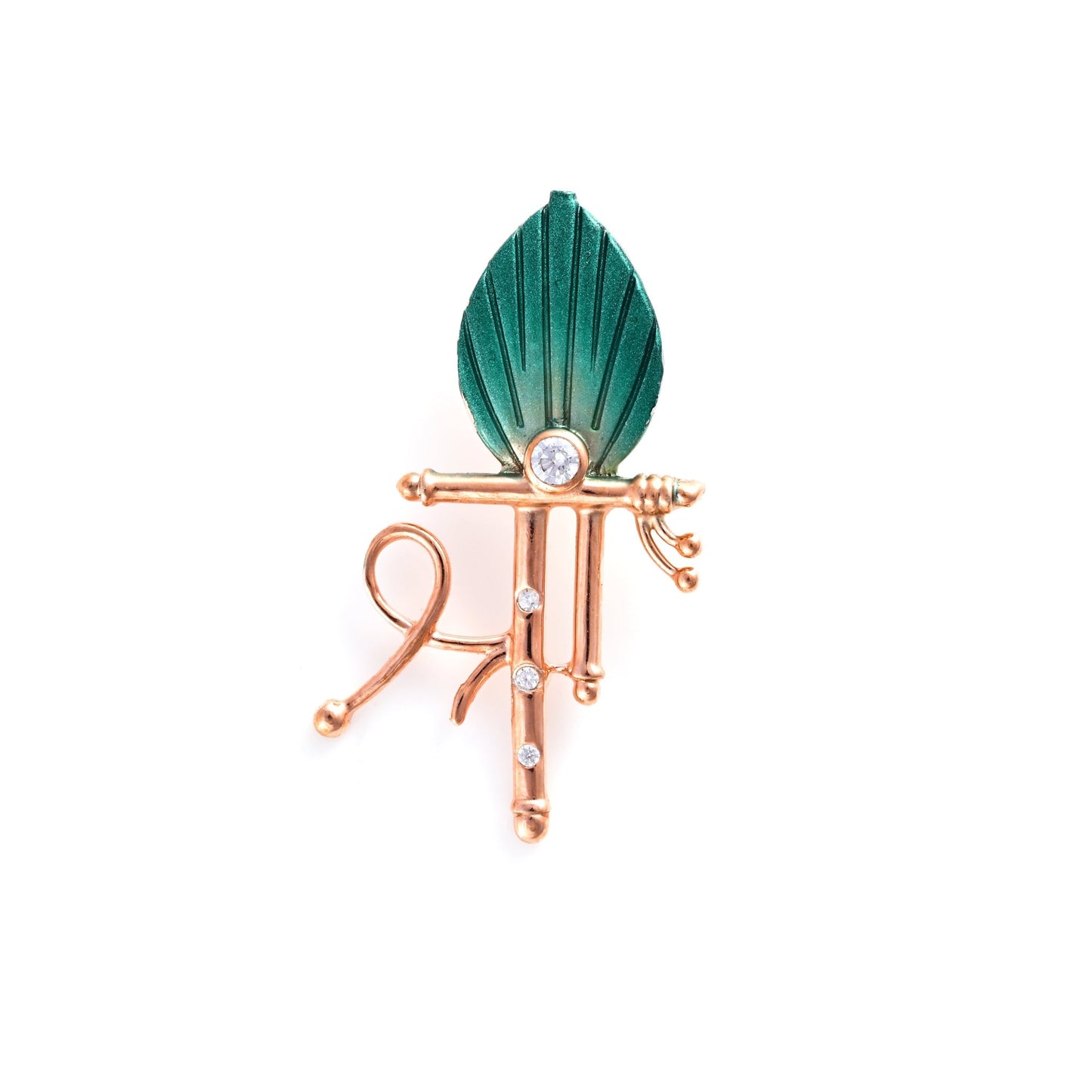 The Shri Zirconia Pendant - Vinayak - House of Silver