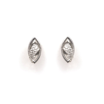 The Silver Accent Stud Earrings - Vinayak - House of Silver