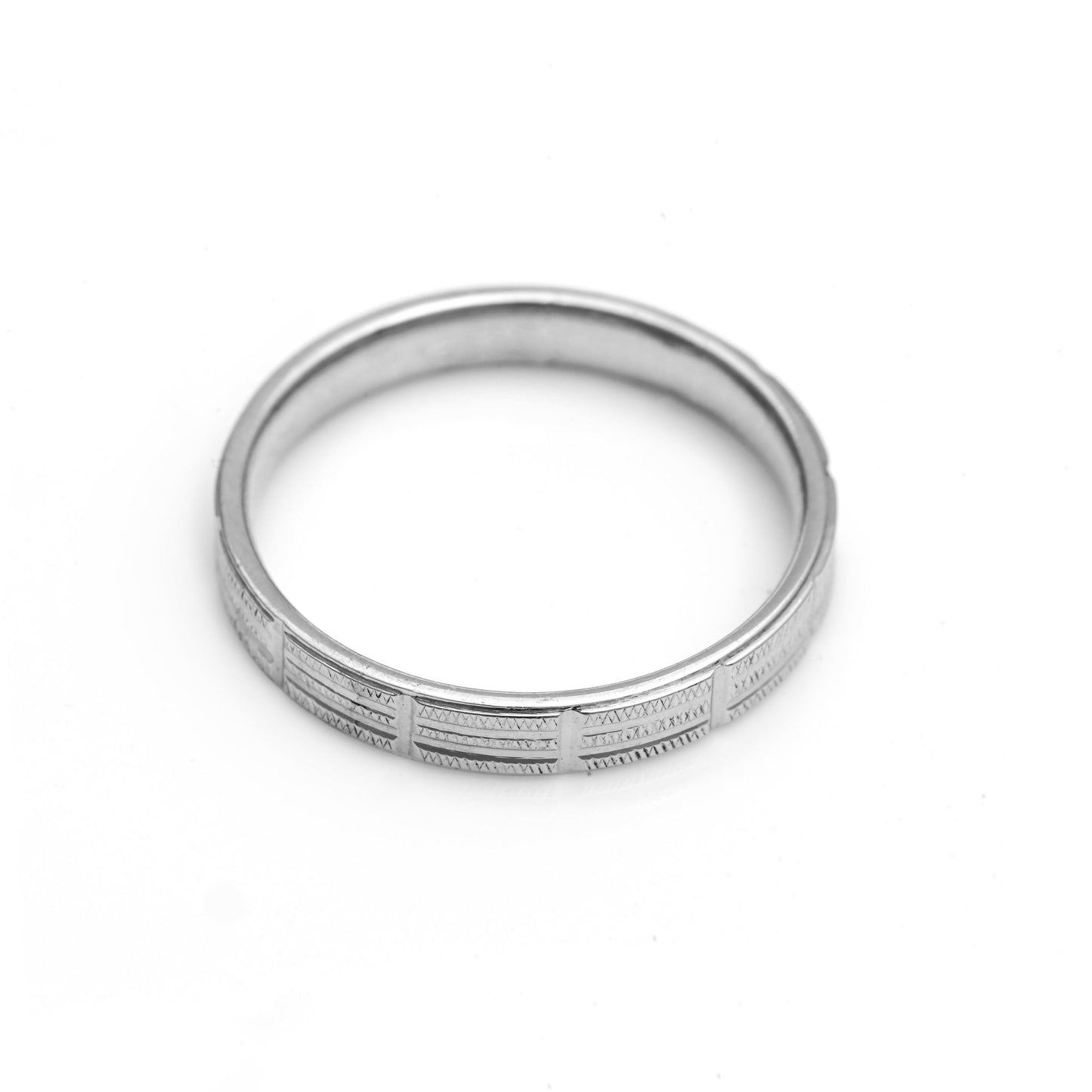 The Silver Classic Band Ring - Vinayak - House of Silver