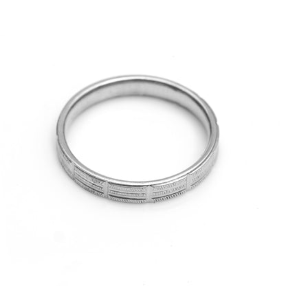 The Silver Classic Band Ring - Vinayak - House of Silver