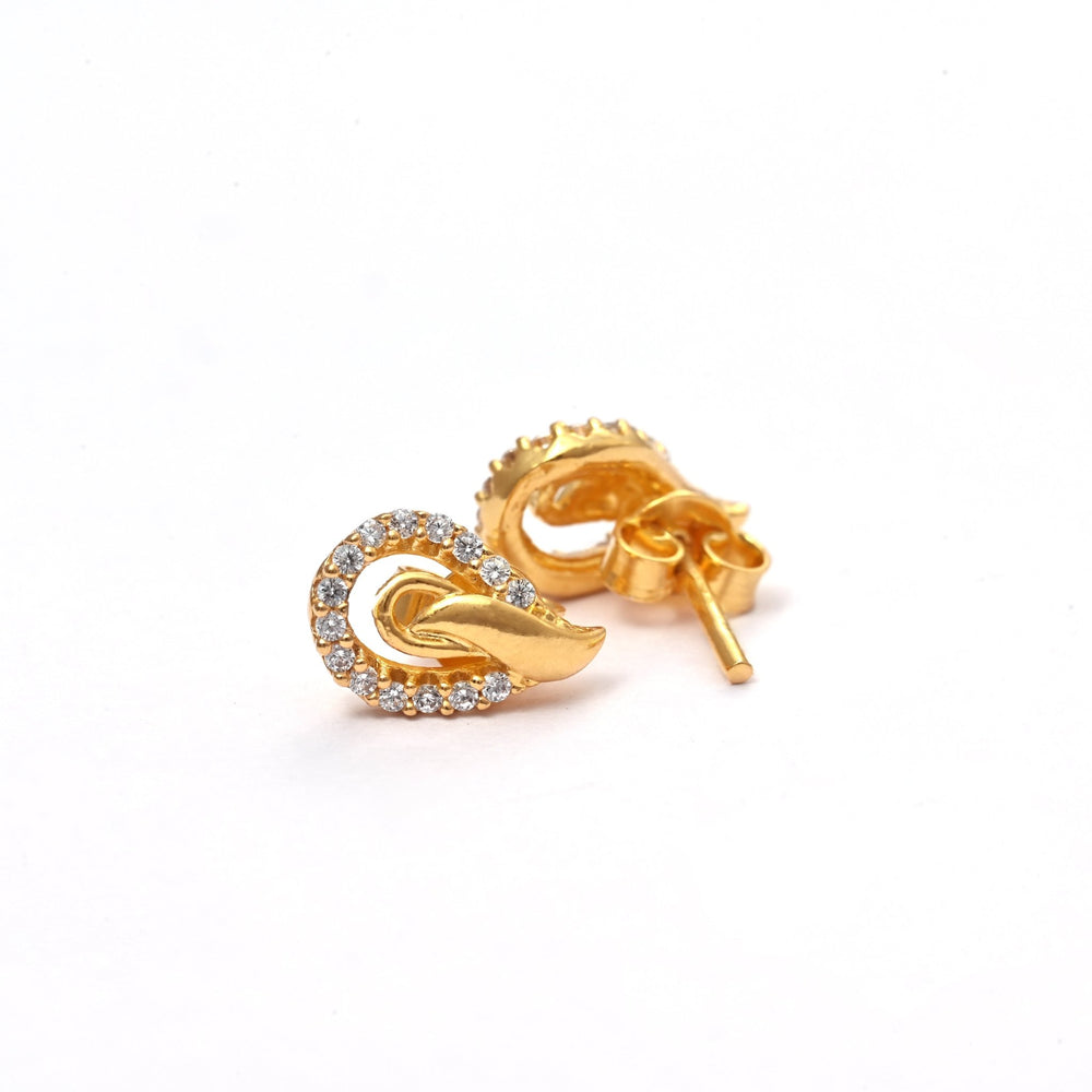 The Silver Frost Stud Earrings