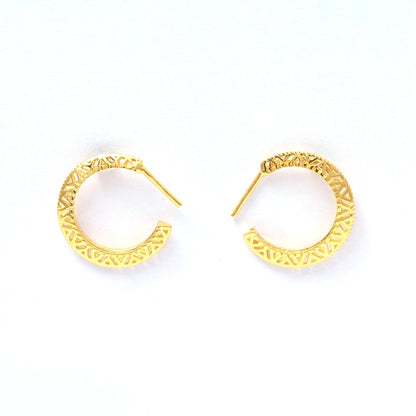 The Silver Hoop Earrings - Vinayak - House of Silver